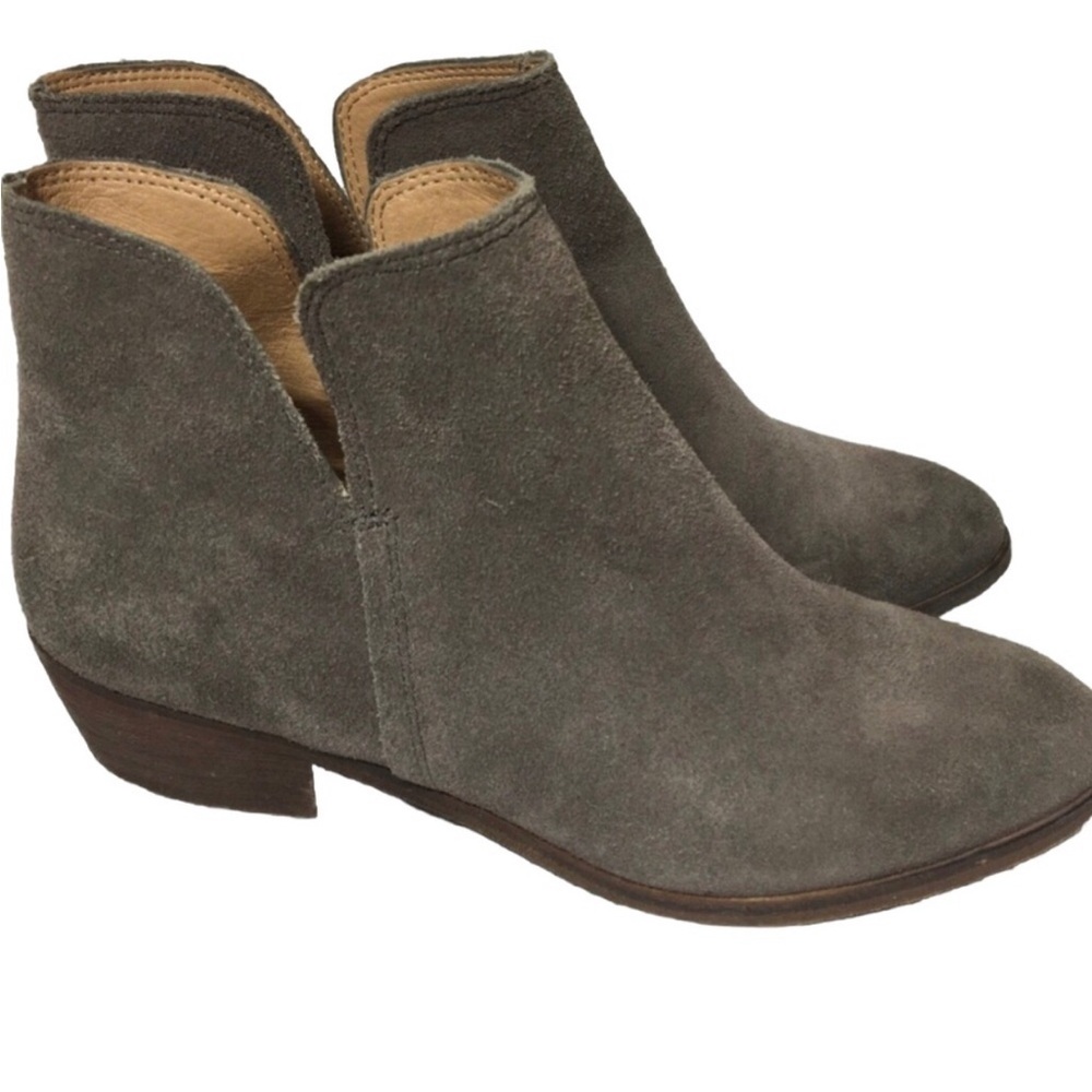 Splendid suede leather gray booties. Size 7.5.